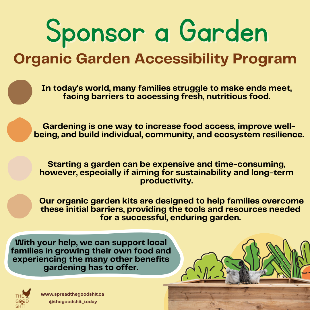 Sponsor a Garden: Organic Garden Accessibility Program